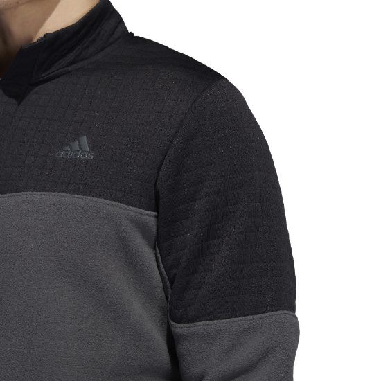 Picture of adidas Men's DWR 1/4-Zip Block Golf Pullover