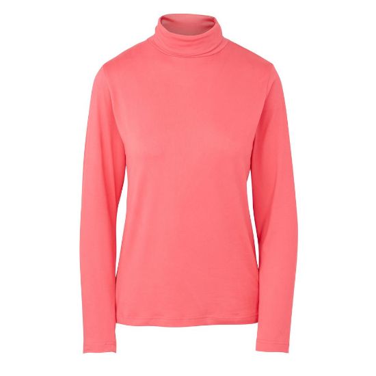 Picture of Swing Out Sister Ladies Chamomile Roll Neck in Hot Pink