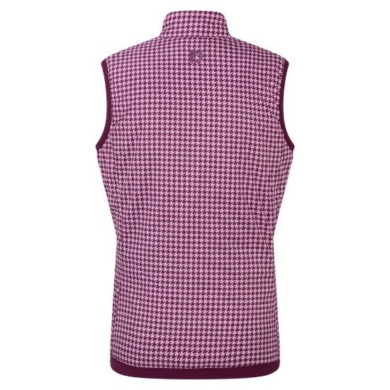 Picture of FootJoy Ladies Reversible Houndstooth Golf Vest 