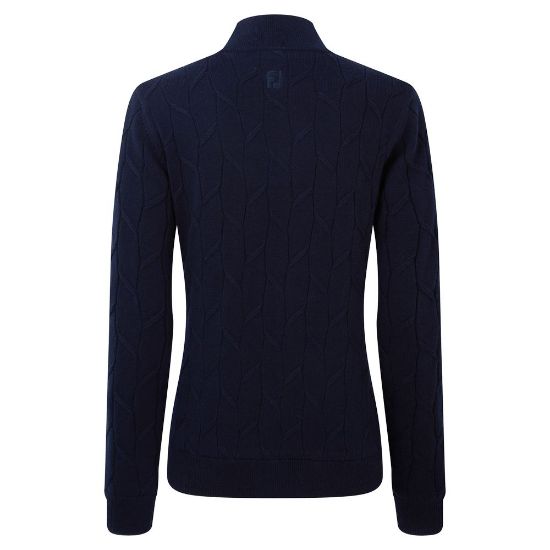 Picture of FootJoy Ladies Full-Zip Lined Golf Sweater 