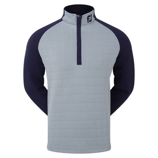 Picture of FootJoy Men's Quilted Jacquard Chill-Out XP Golf Pullover