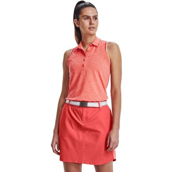 Picture of Under Armour Ladies Zinger Point Sleeveless Golf Polo Shirt