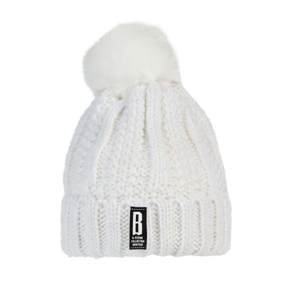 Picture of Swing Out Sister Ladies Myrrh Golf  Bobble Hat in Snow White