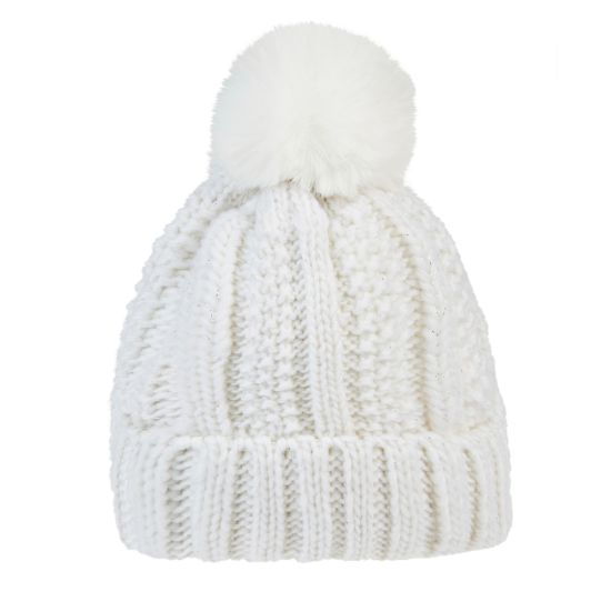 Picture of Swing Out Sister Ladies Myrrh Golf  Bobble Hat in Snow White