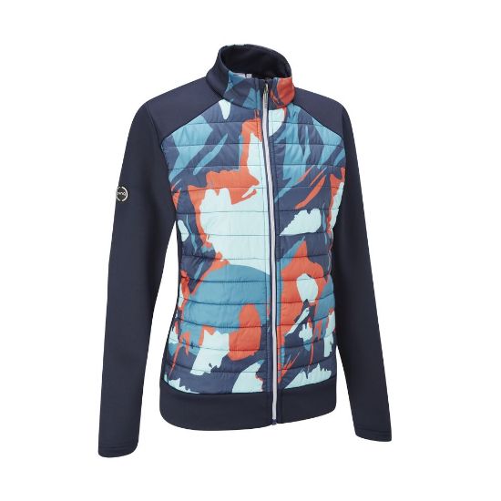 Picture of PING Ladies Pip Printed Hybrid Golf Jacket