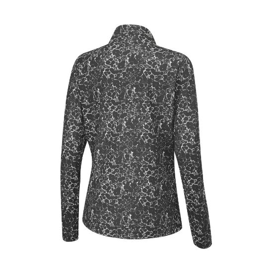 Picture of PING Ladies Lois Long Sleeve 1/4-Zip Golf Polo Shirt