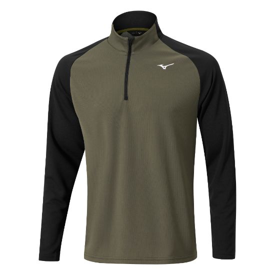 Picture of Mizuno Men's Winter Breeze Bloc 1/4-Zip Golf Mid Layer