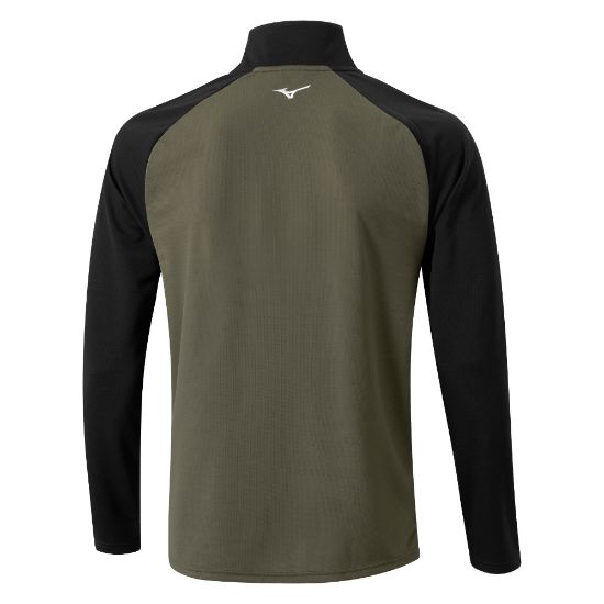 Picture of Mizuno Men's Winter Breeze Bloc 1/4-Zip Golf Mid Layer