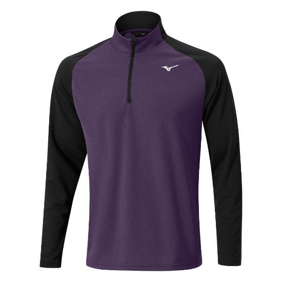 Picture of Mizuno Men's Winter Breeze Bloc 1/4-Zip Golf Mid Layer