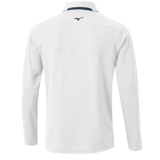 Picture of Mizuno Men's Breath Thermo Winter Long Sleeve Golf Polo Shirt