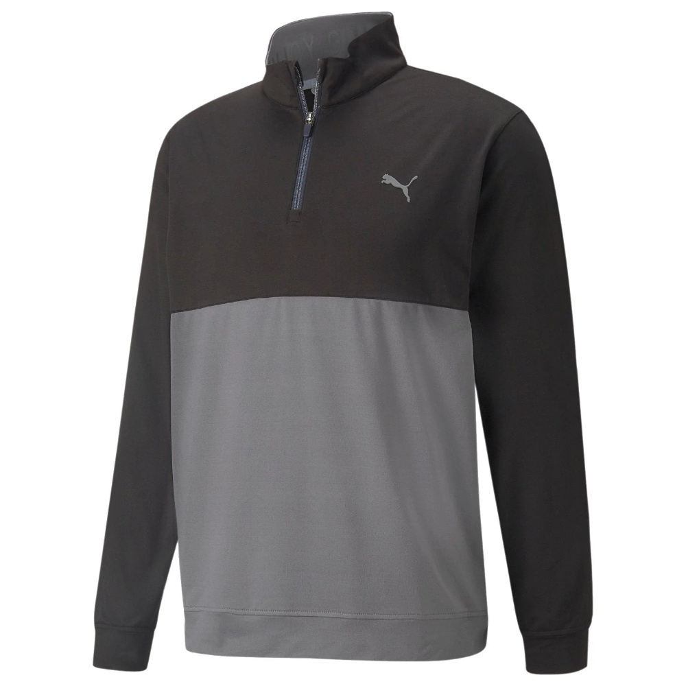 Puma Men's Gamer Colorblock 1/4-Zip Golf Pullover