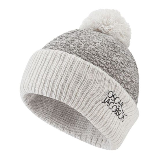 Picture of Oscar Jacobson Tammis Knitted Golf Bobble Hat