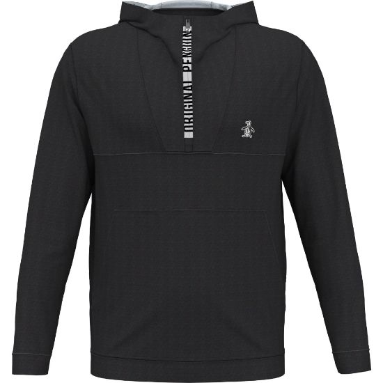 Picture of Original Penguin Men's 1/4-Zip Performance Golf Hoodie