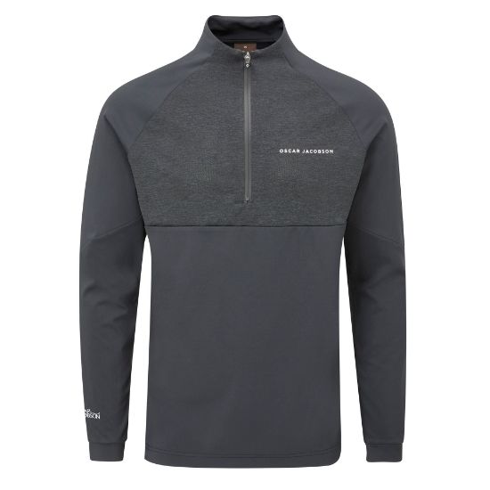 Picture of Oscar Jacobson Men's Lexington 1/4-Zip Golf Midlayer 