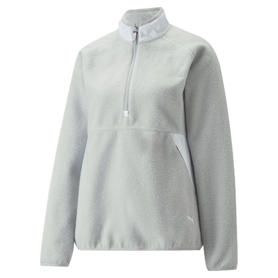 Picture of Puma Ladies Sherpa 1/4-Zip Golf Fleece