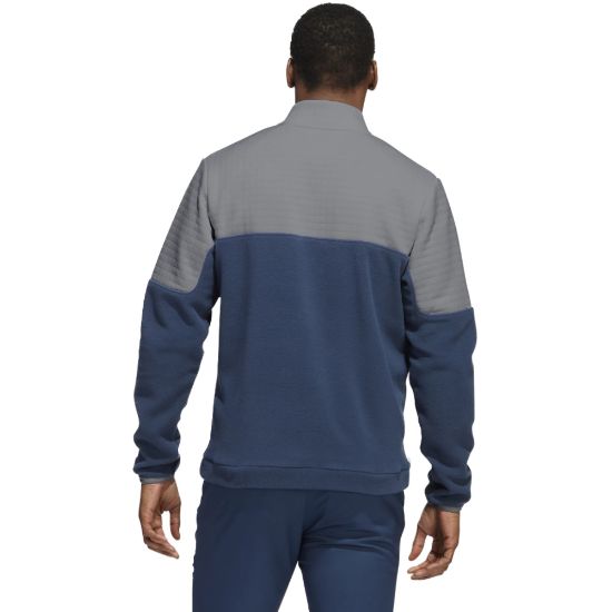 Picture of adidas Men's DWR 1/4-Zip Block Golf Pullover