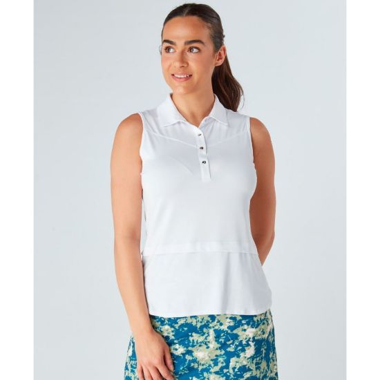 Picture of Swing Out Sister Ladies Amelie Sleeveless Golf Polo Shirt