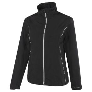 Galvin Green Ladies Anya Gore-Tex Waterproof Black Golf Jacket Front View