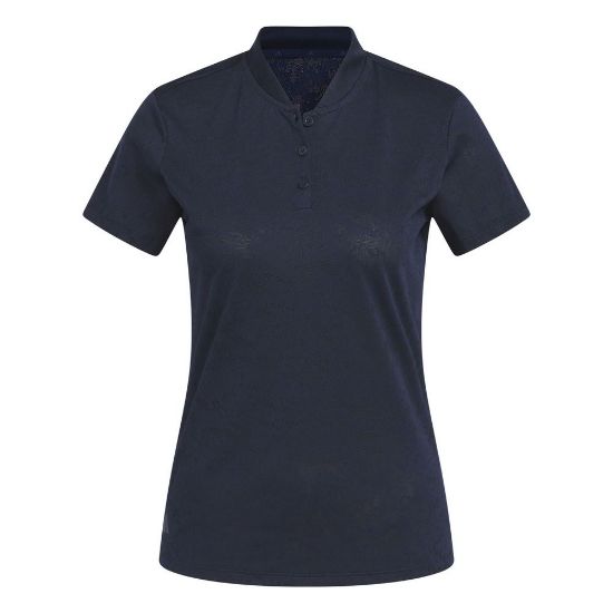 Picture of adidas Ladies Jacquard Golf Polo Shirt