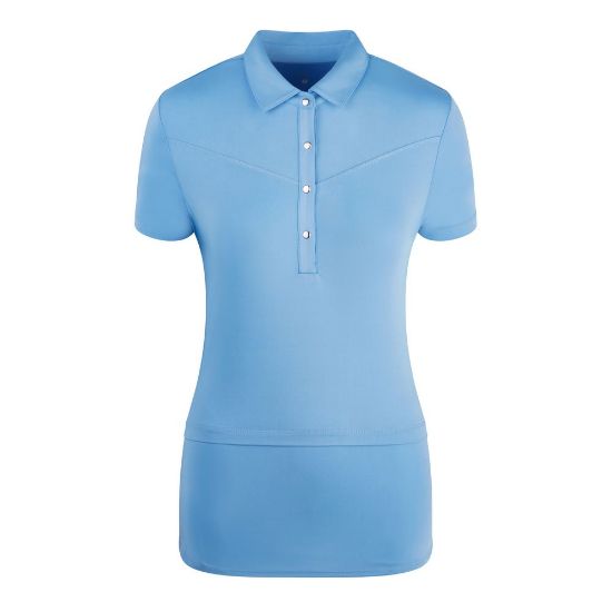 Picture of Swing Out Sister Ladies Amelie Cap Sleeve Golf Polo Shirt