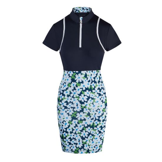 Picture of Swing Out Sister Ladies Bloom Cap Sleeve Golf Dress