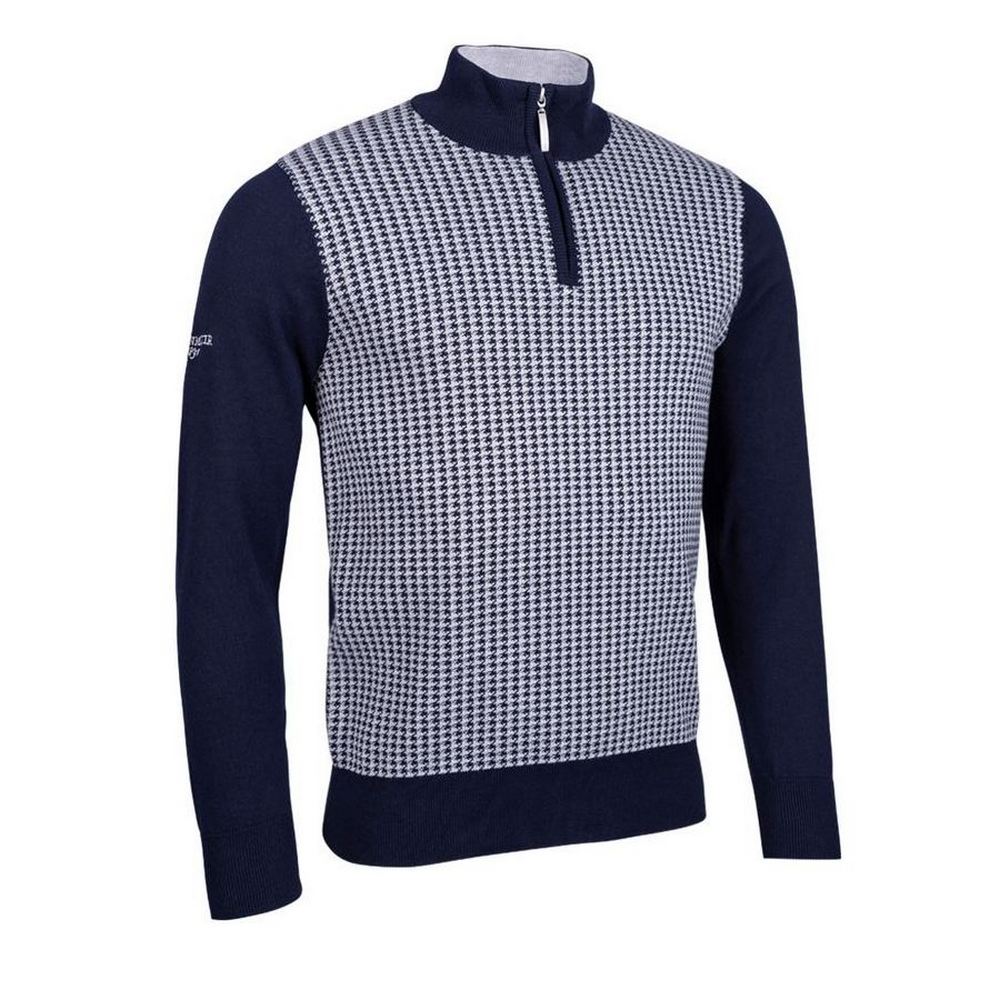 Glenmuir Men's Tobermory Zip Neck Golf Sweater
