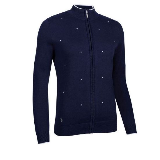 Picture of Glenmuir Ladies April Full Zip Golf Sweater