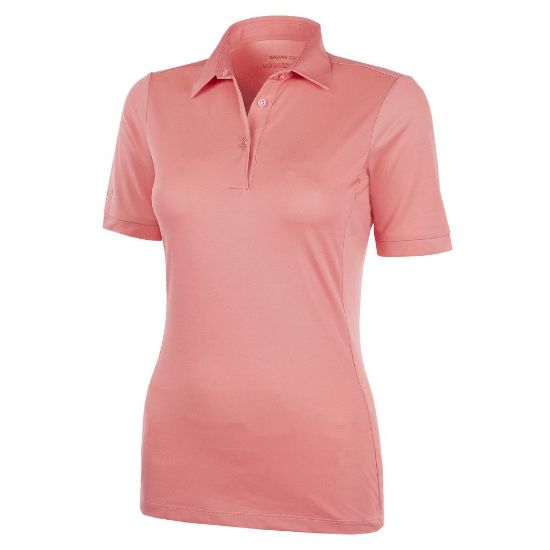 Galvin Green Ladies Melody V8+ Coral Golf Polo Shirt Front View