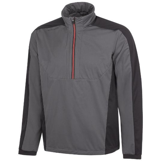 Galvin Green Men's Lawrence 1/2 Zip Grey Golf Jacket Front View