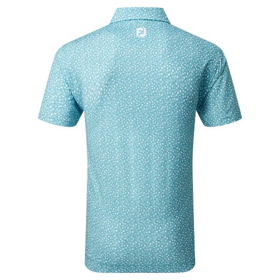 Picture of FootJoy Men's Tossed Tulips Golf Polo Shirt