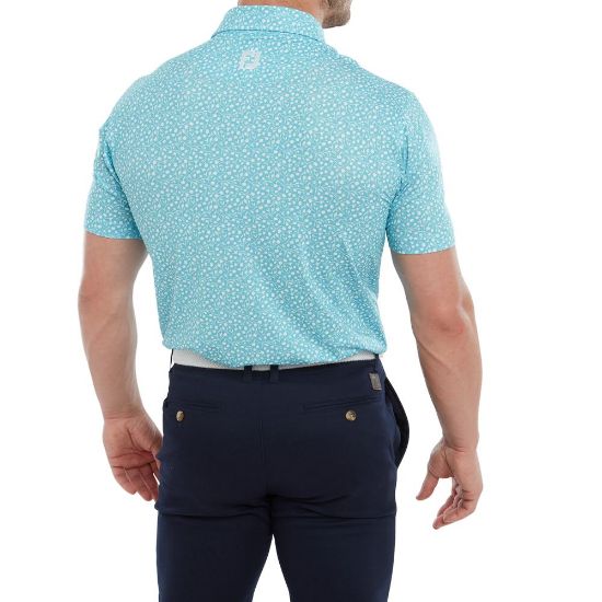 Picture of FootJoy Men's Tossed Tulips Golf Polo Shirt