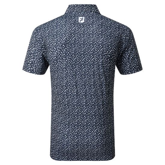 Picture of FootJoy Men's Tossed Tulips Golf Polo Shirt
