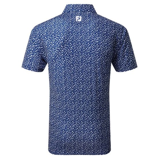 Picture of FootJoy Men's Tossed Tulips Golf Polo Shirt