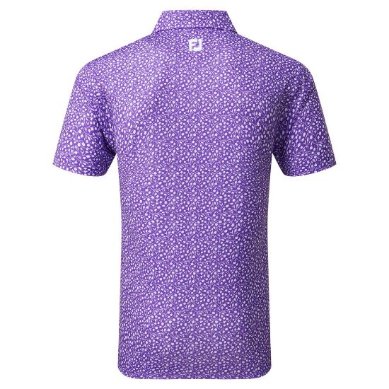 Picture of FootJoy Men's Tossed Tulips Golf Polo Shirt