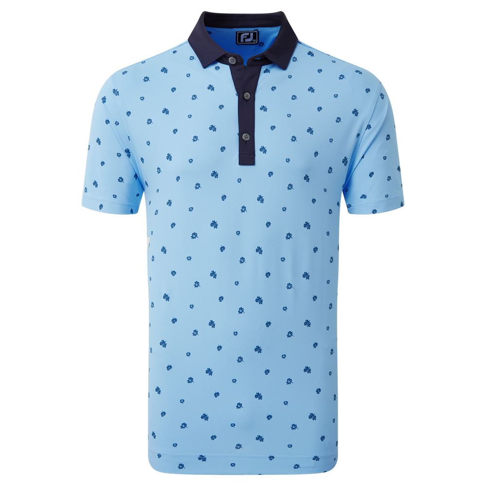 FootJoy Men's Scattered Floral Golf Polo Shirt