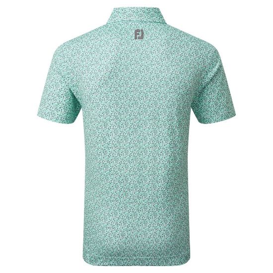 Picture of FootJoy Men's Confetti Print Pique Golf Polo Shirt