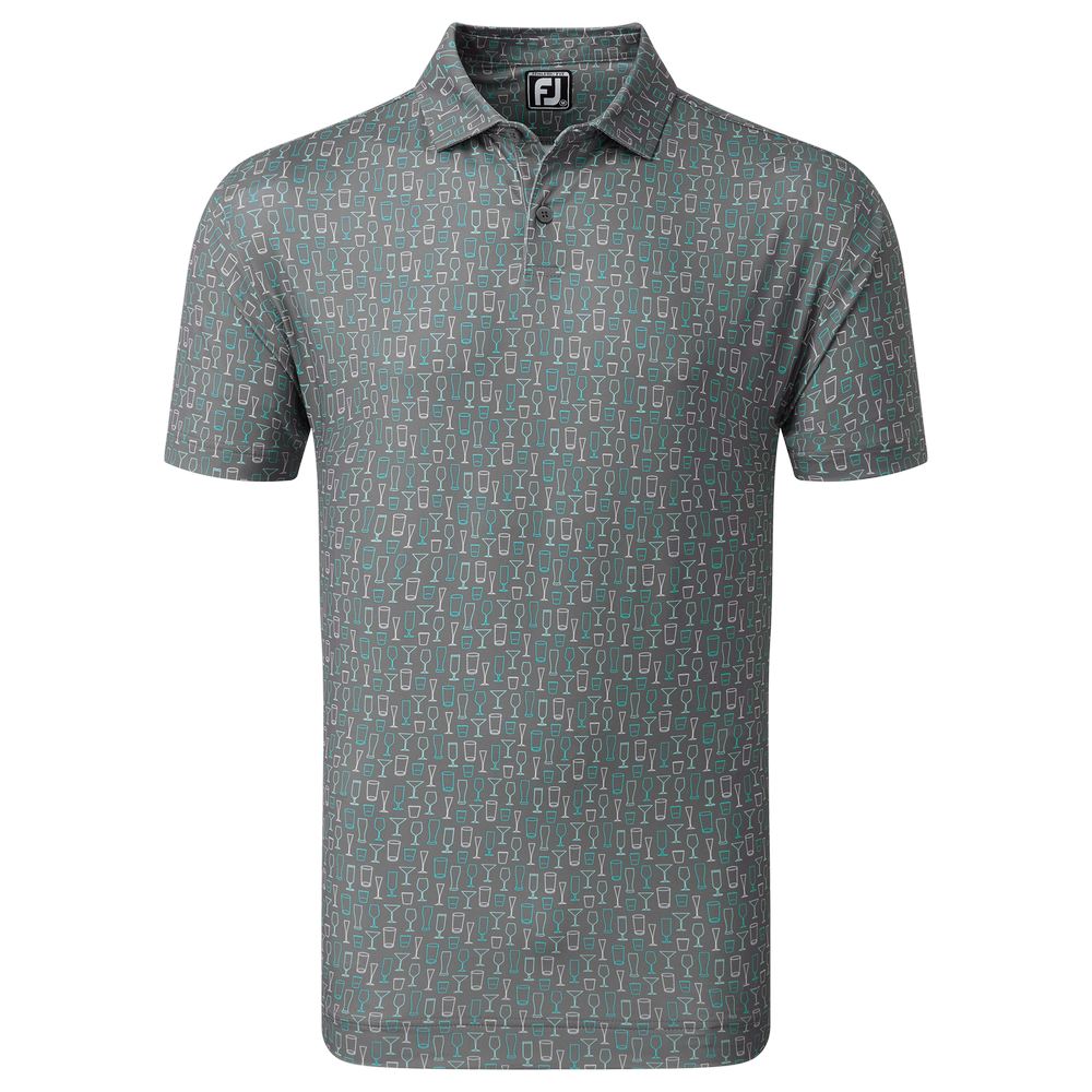 FootJoy Men's Glass Print Golf Polo Shirt