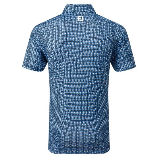 Picture of FootJoy Men's Half Moon Geo Golf Polo Shirt