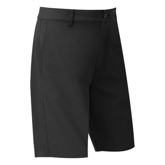 FootJoy Men's Par Black Golf Shorts Front View