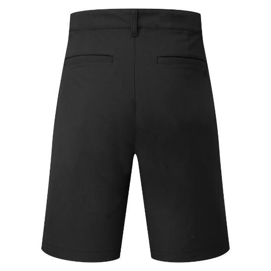 FootJoy Men's Par Black Golf Shorts Back View