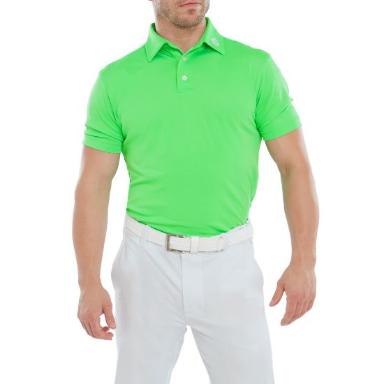 Picture of FootJoy Men's Solid Stretch Pique Golf Polo Shirt