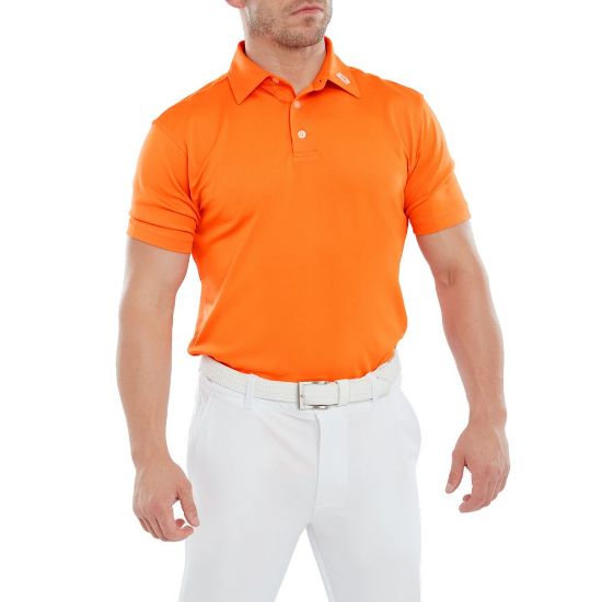 Picture of FootJoy Men's Solid Stretch Pique Golf Polo Shirt