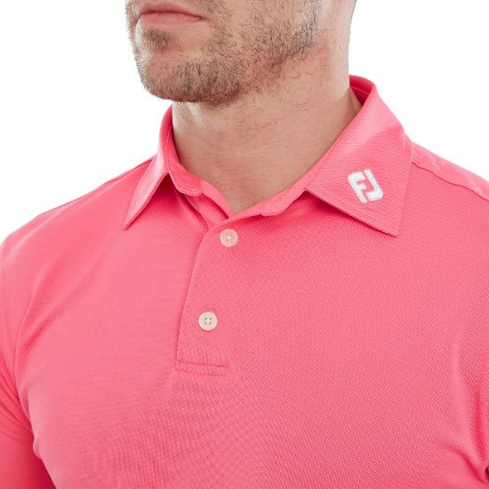 Picture of FootJoy Men's Solid Stretch Pique Golf Polo Shirt