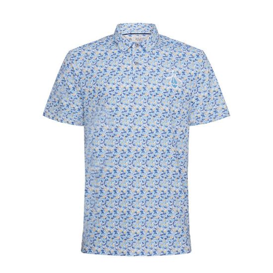 Picture of Original Penguin Men's Umbrella Print Golf Polo Shirt