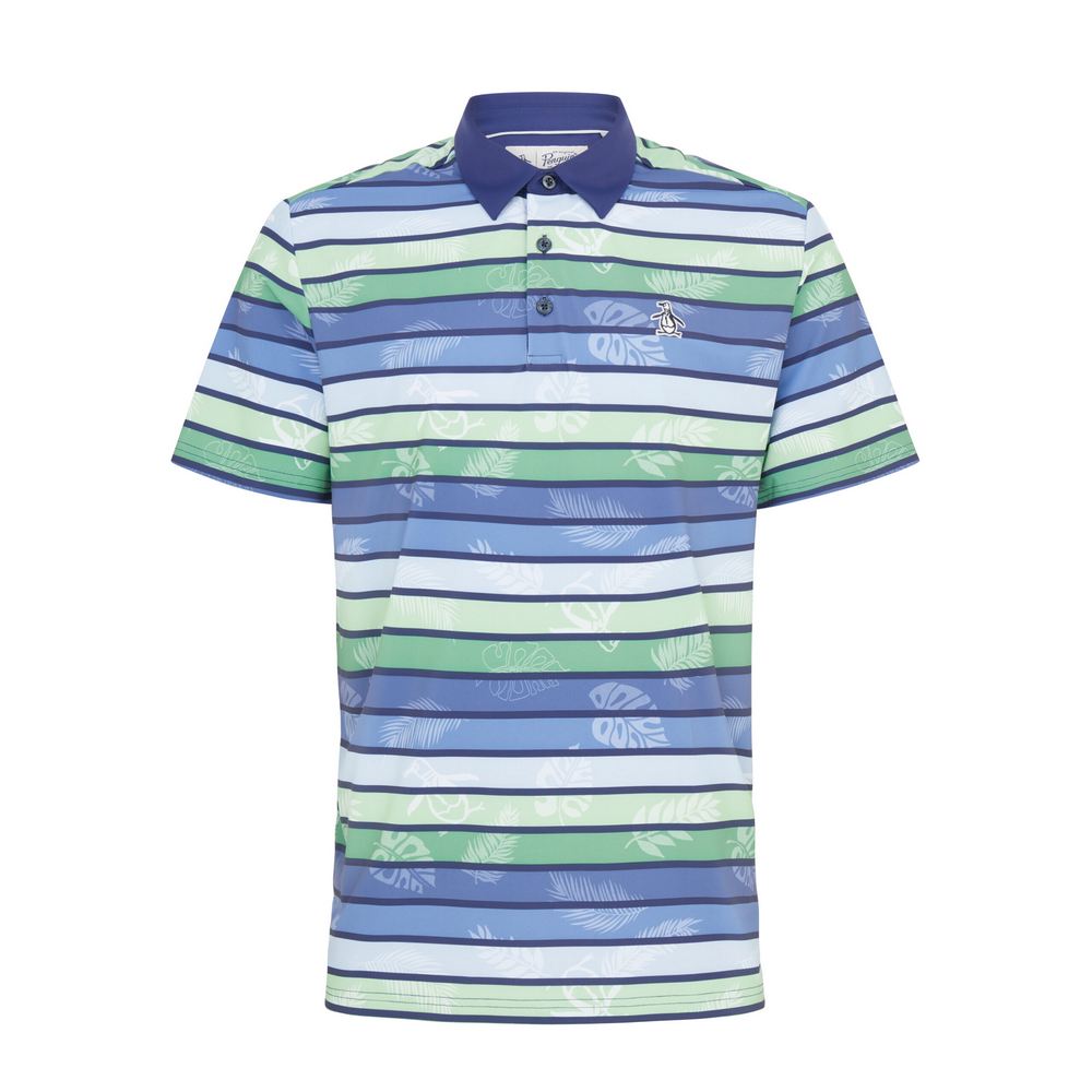 Original Penguin Men's Resort Stripe Golf Polo Shirt