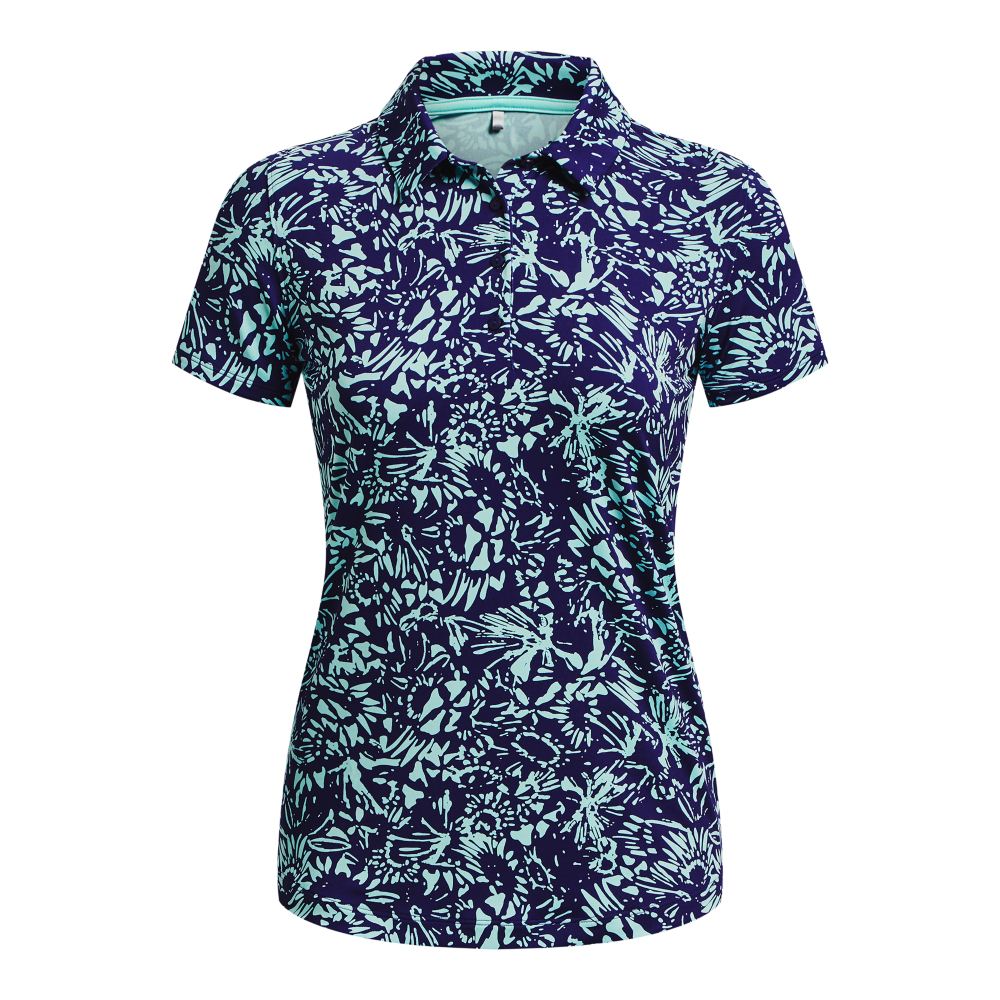 Under Armour Ladies Playoff Printed Golf Polo Shirt