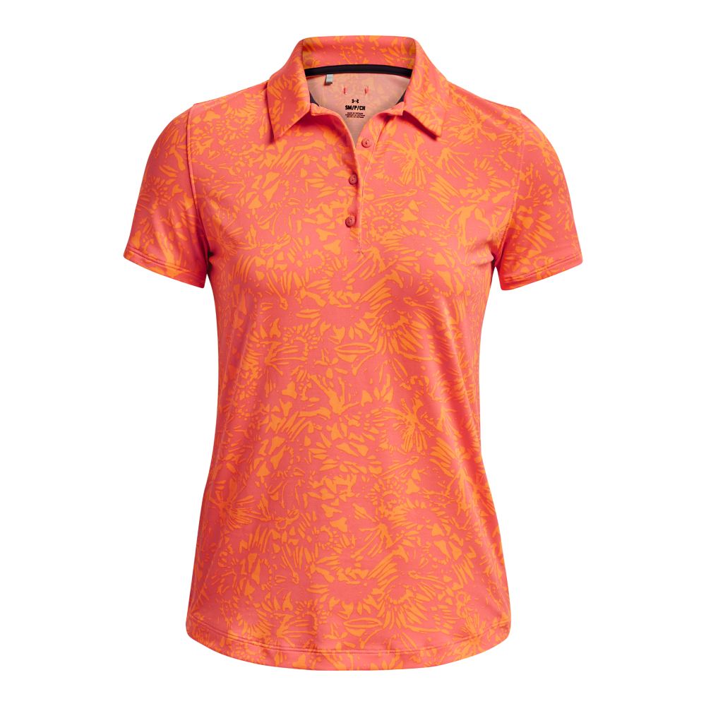 Under Armour Ladies Playoff Printed Golf Polo Shirt