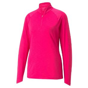 Picture of Puma Ladies YouV 1/4 Zip Golf Midlayer