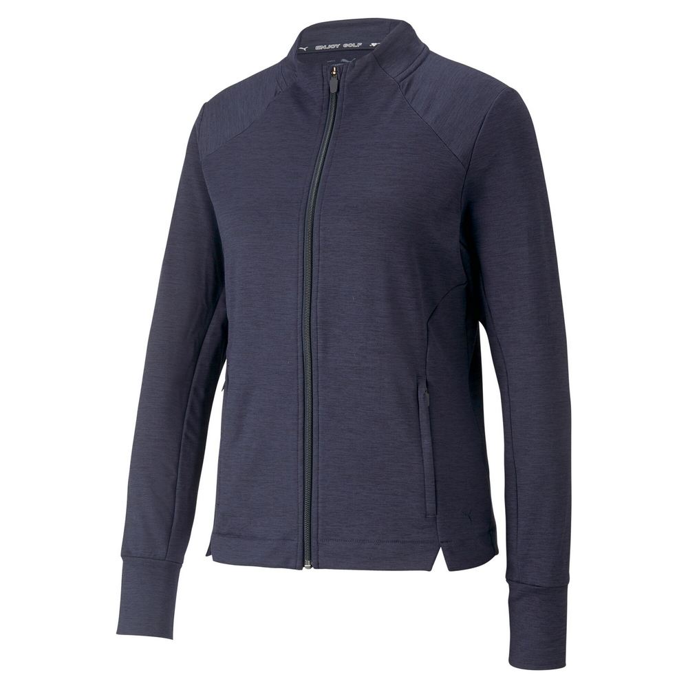 Puma Ladies Cloudspun Heather Full Zip Golf Jacket