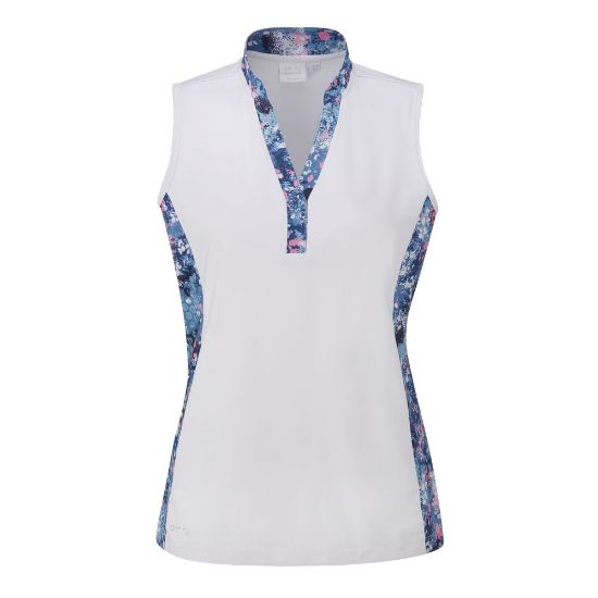 Picture of PING Ladies Bardot Sleeveless Golf Polo Shirt